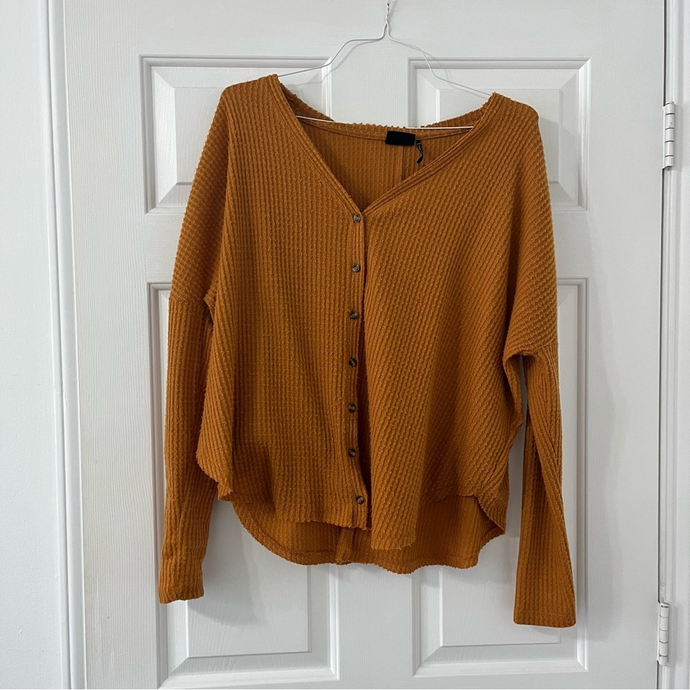 out from under waffle knit thermal size medium